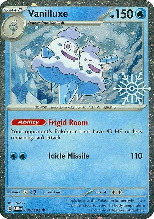 Paradox Rift Vanilluxe #45/182 Snowflake Stamp